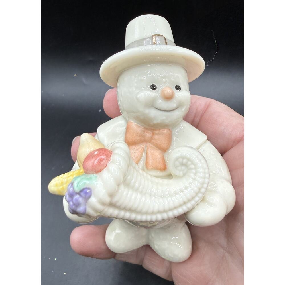 Lenox 2000 12 Months of Snowmen November Harvest Snowman Figurine LO31 - Picture 3 of 11